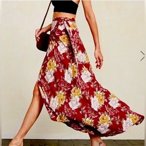 Reformation Nessy Wrap Skirt